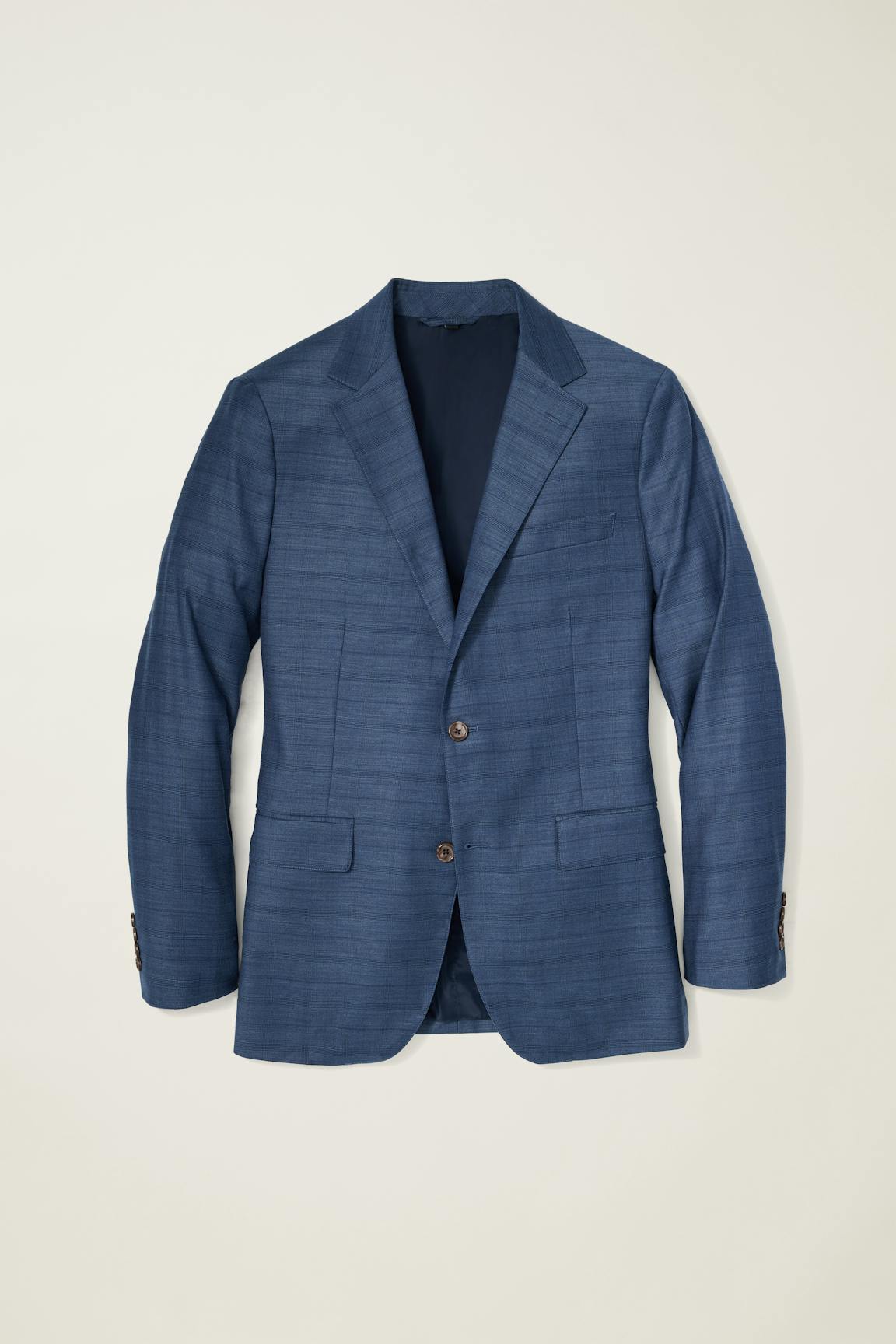 Jetsetter Wool Blazer / Bonobos - mid blue glen plaid