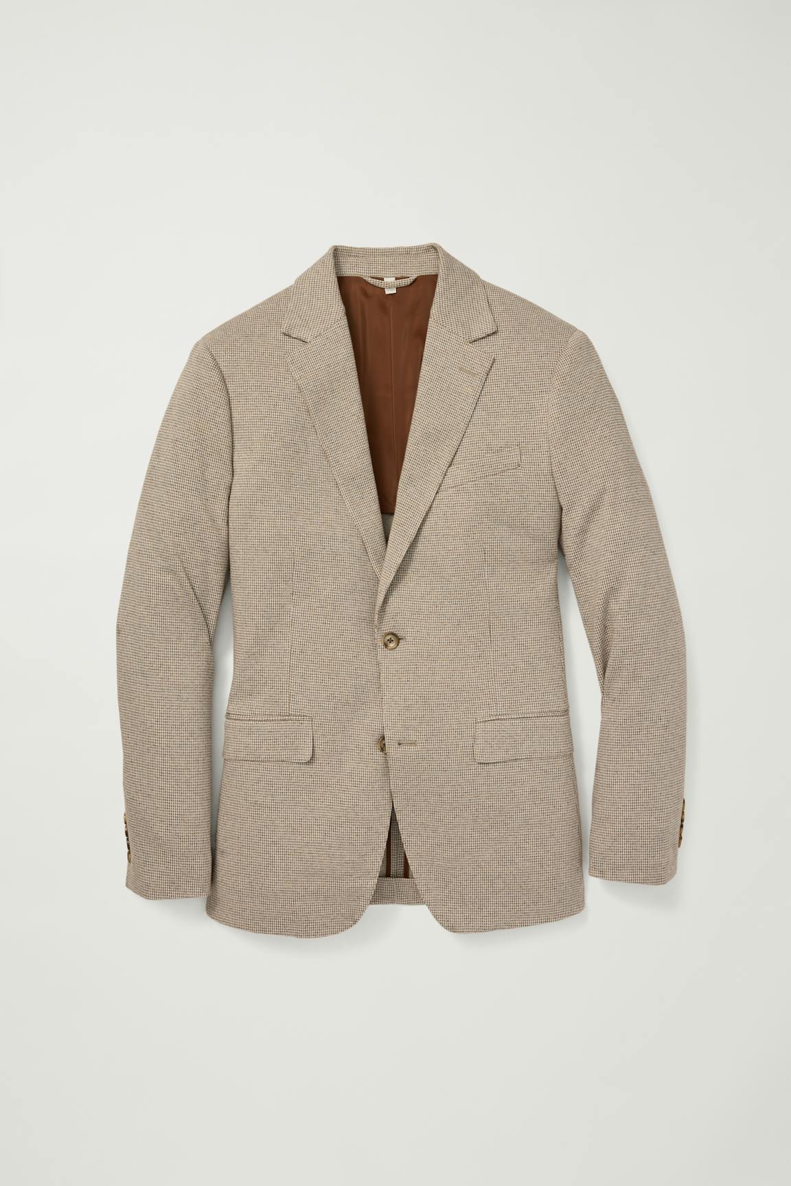 Jetsetter Knit Blazer / Bonobos - chocolate houndstooth