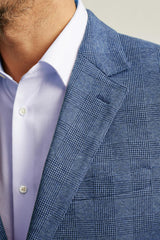 Jetsetter Knit Blazer / Bonobos - mid blue glenplaid
