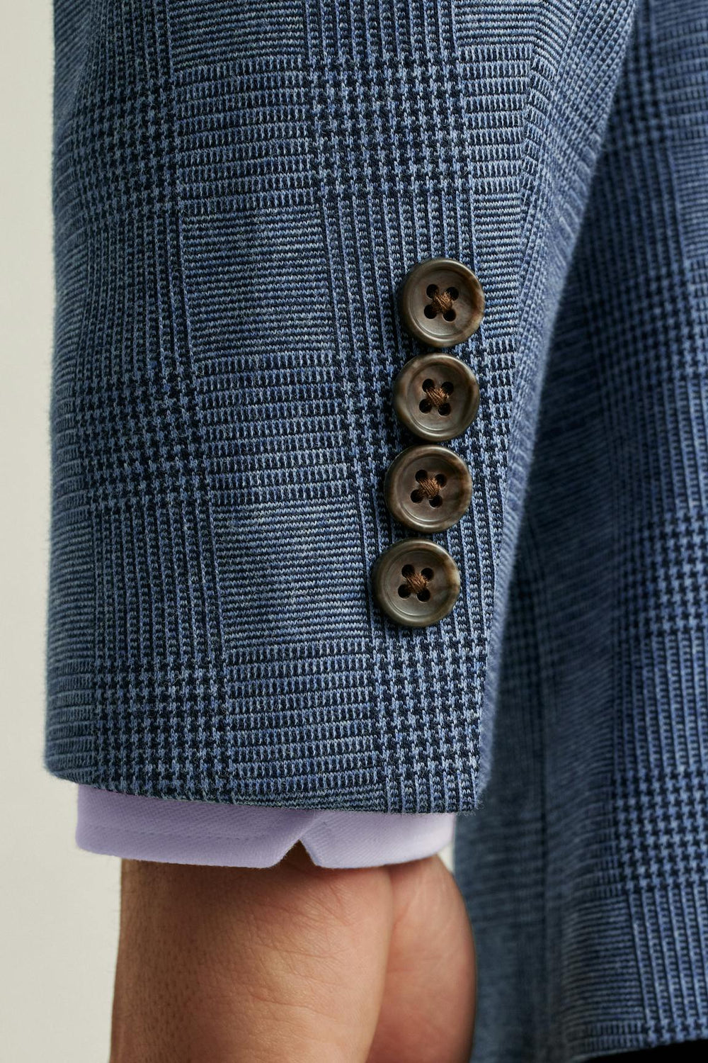Jetsetter Knit Blazer / Bonobos - mid blue glenplaid