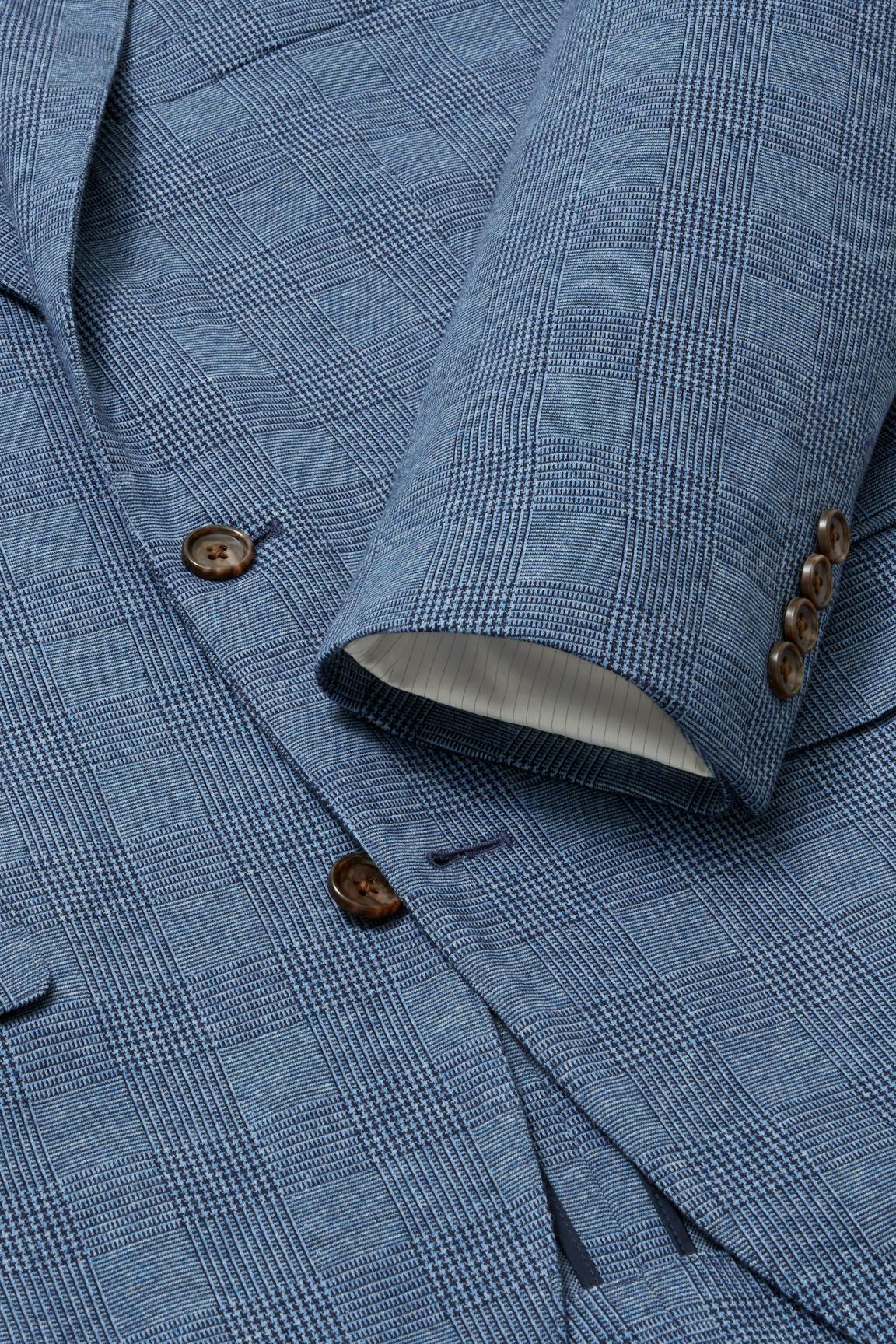 Jetsetter Knit Blazer / Bonobos - mid blue glenplaid