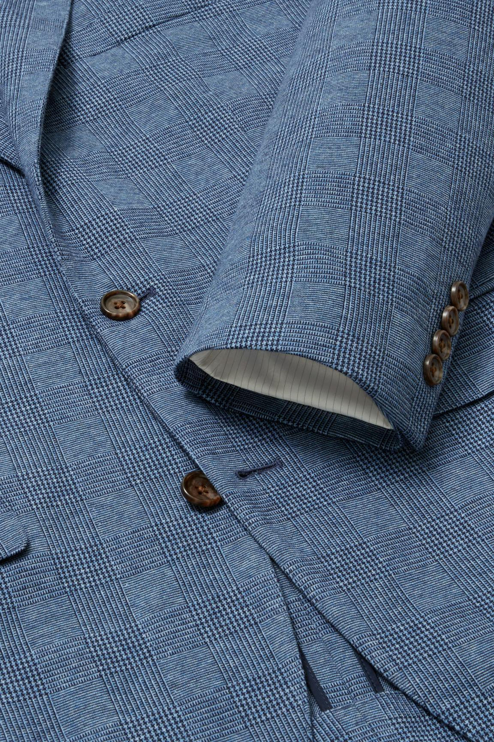 Jetsetter Knit Blazer / Bonobos - mid blue glenplaid