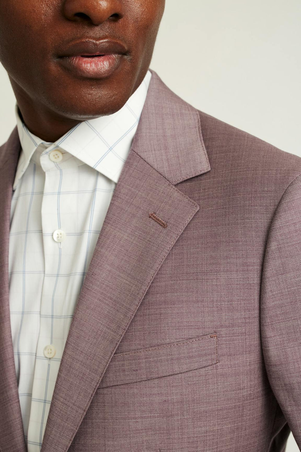 Jetsetter Wool Blazer / Bonobos - mauve sharkskin