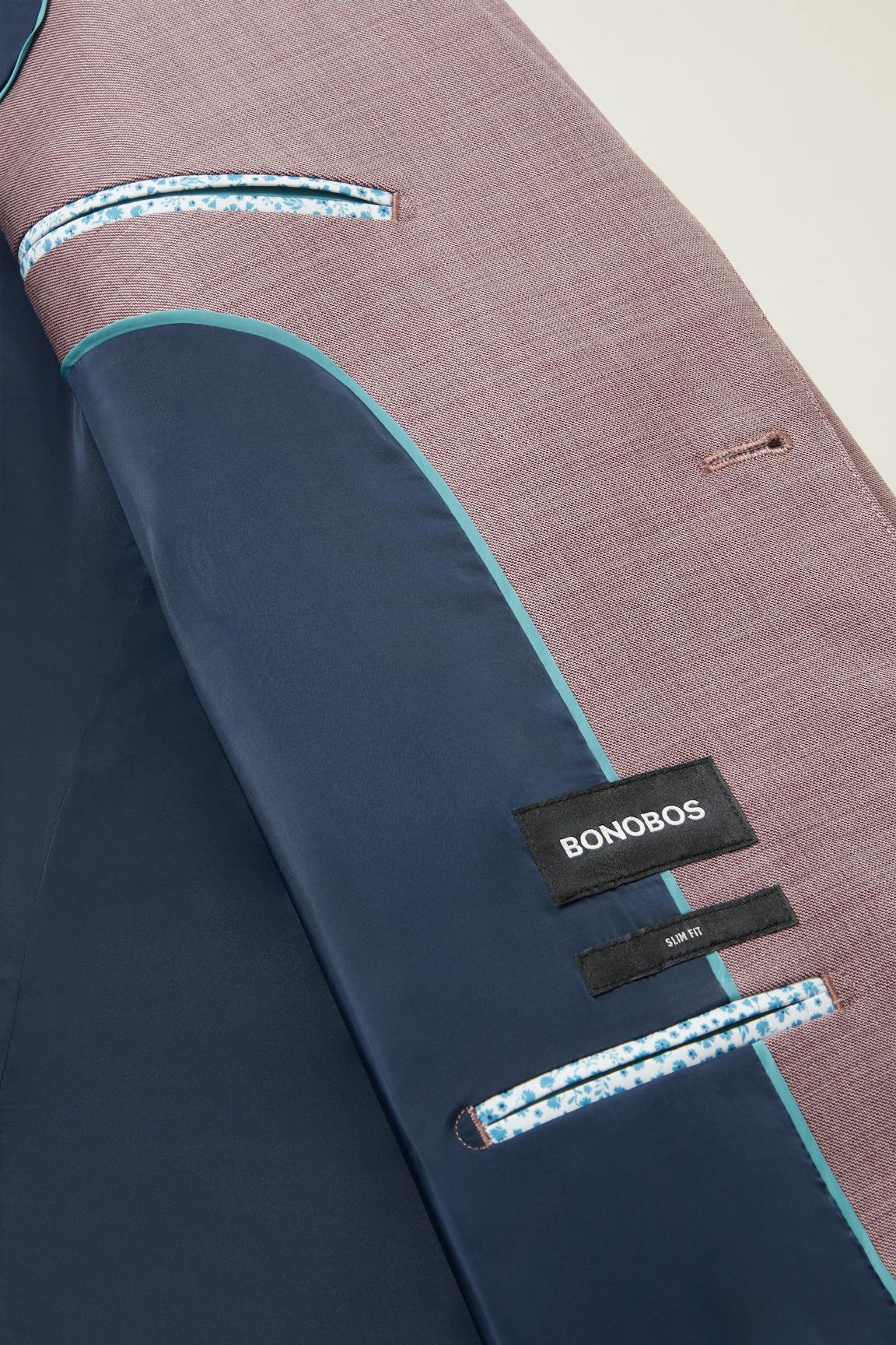 Jetsetter Wool Blazer / Bonobos - mauve sharkskin