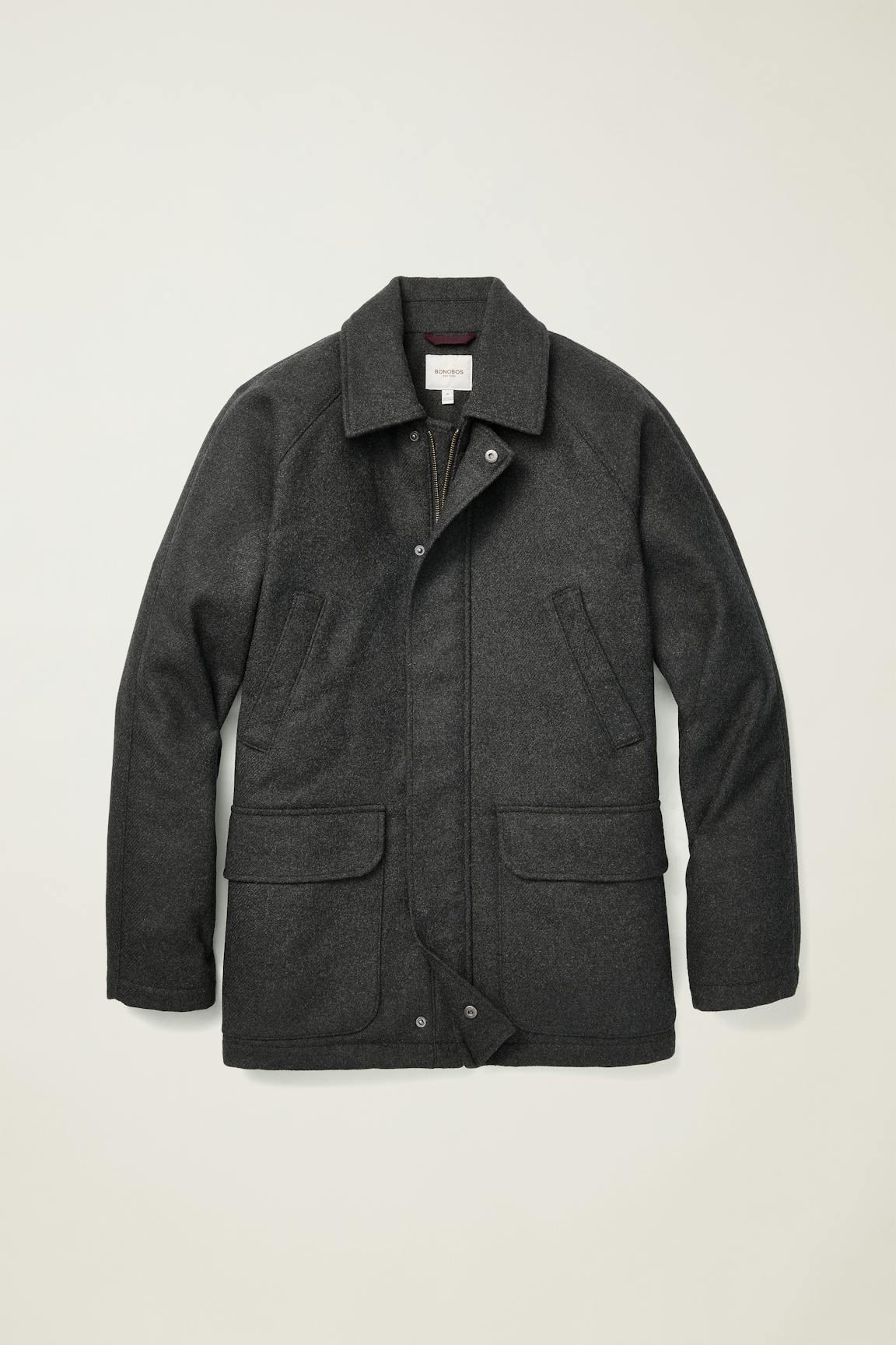 The Italian Wool Field Jacket / Bonobos - grey twill