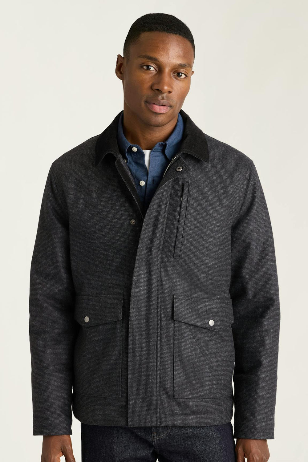The Italian Wool Lodge Jacket / Bonobos - charcoal