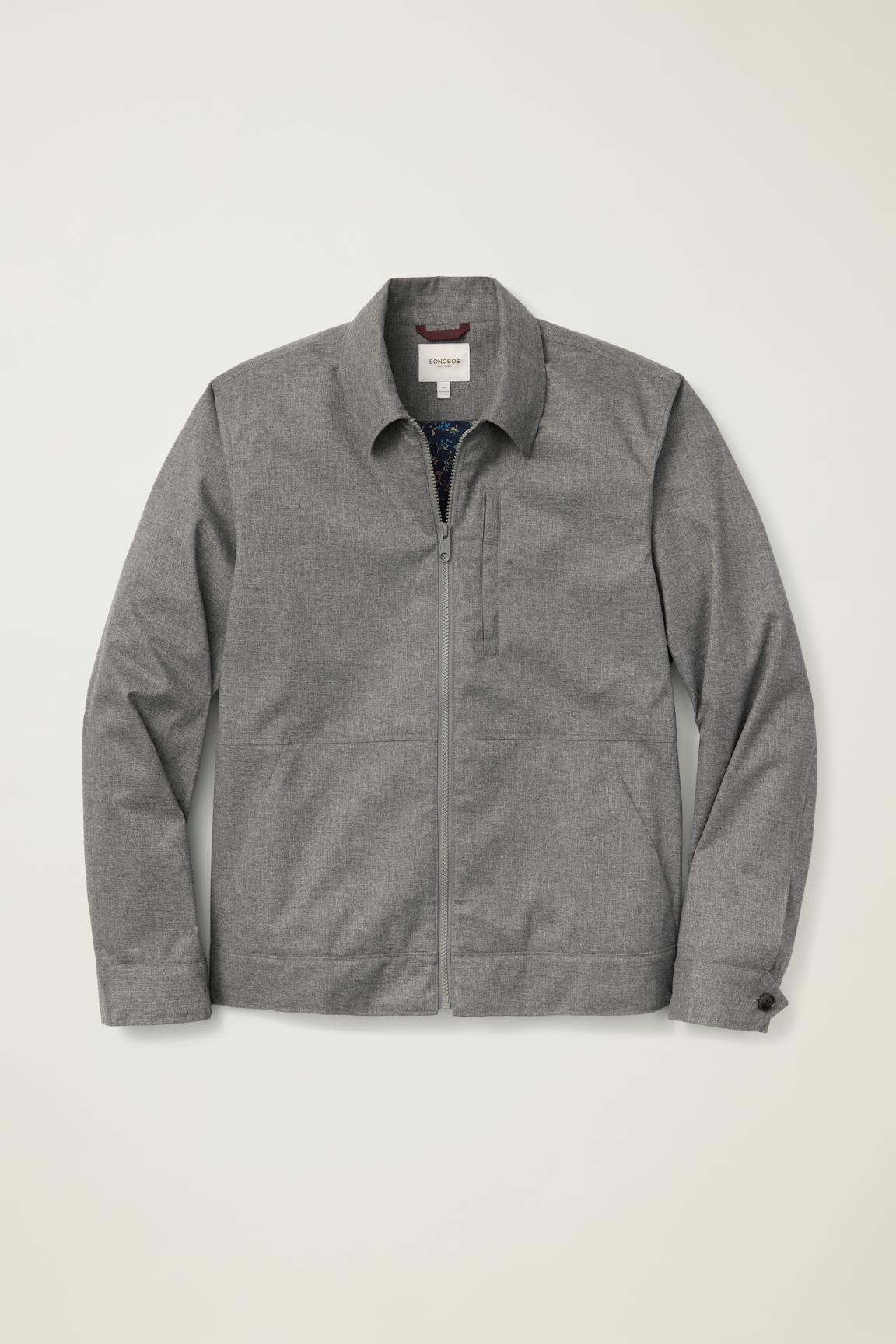 City Slicker Jacket / Bonobos - light grey melange