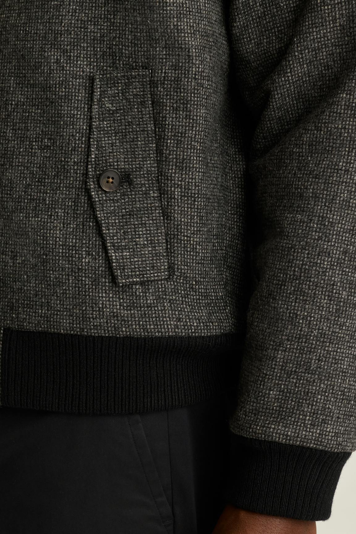 The Italian Wool Harrington Jacket / Bonobos - gray