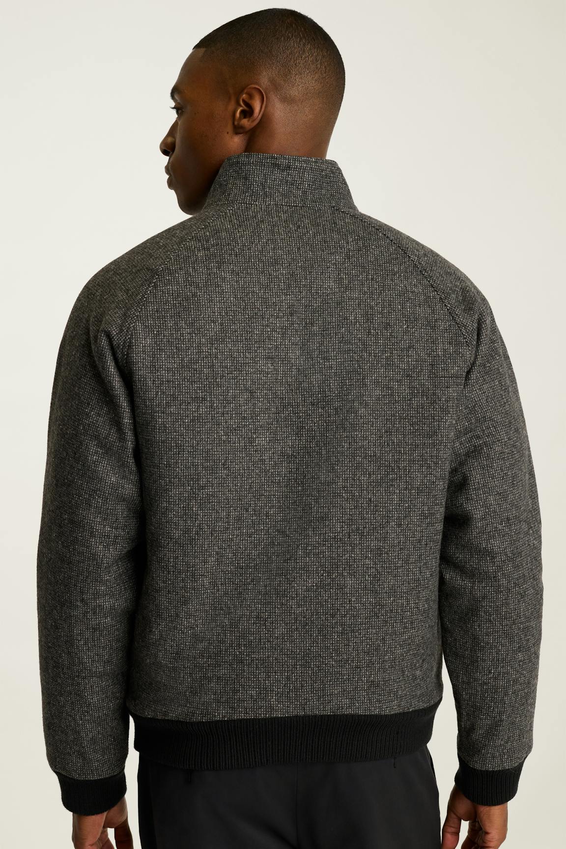The Italian Wool Harrington Jacket / Bonobos - gray