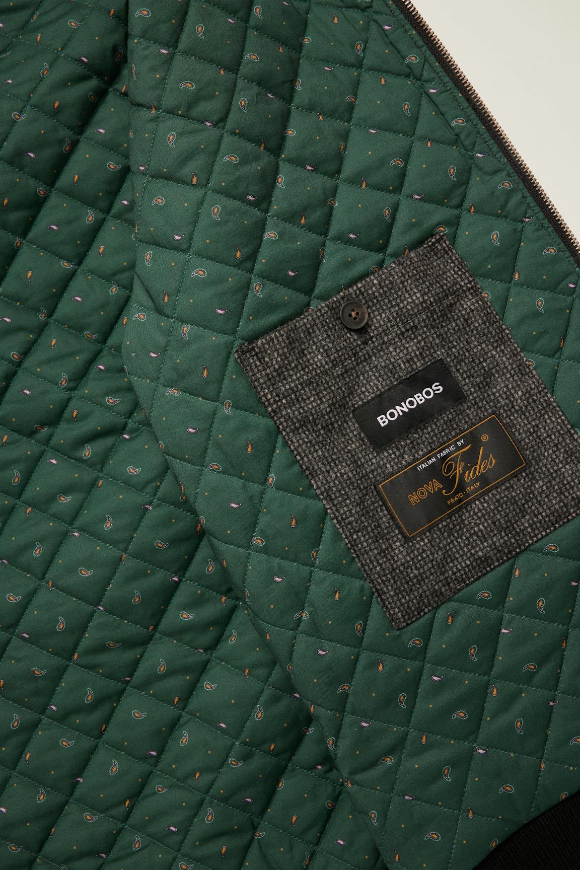 The Italian Wool Harrington Jacket / Bonobos - gray