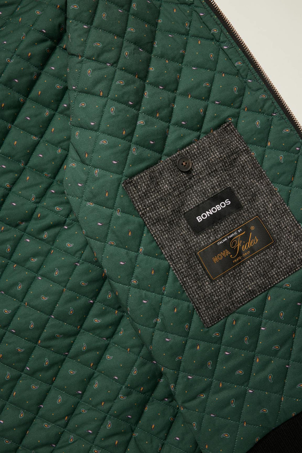 The Italian Wool Harrington Jacket / Bonobos - gray