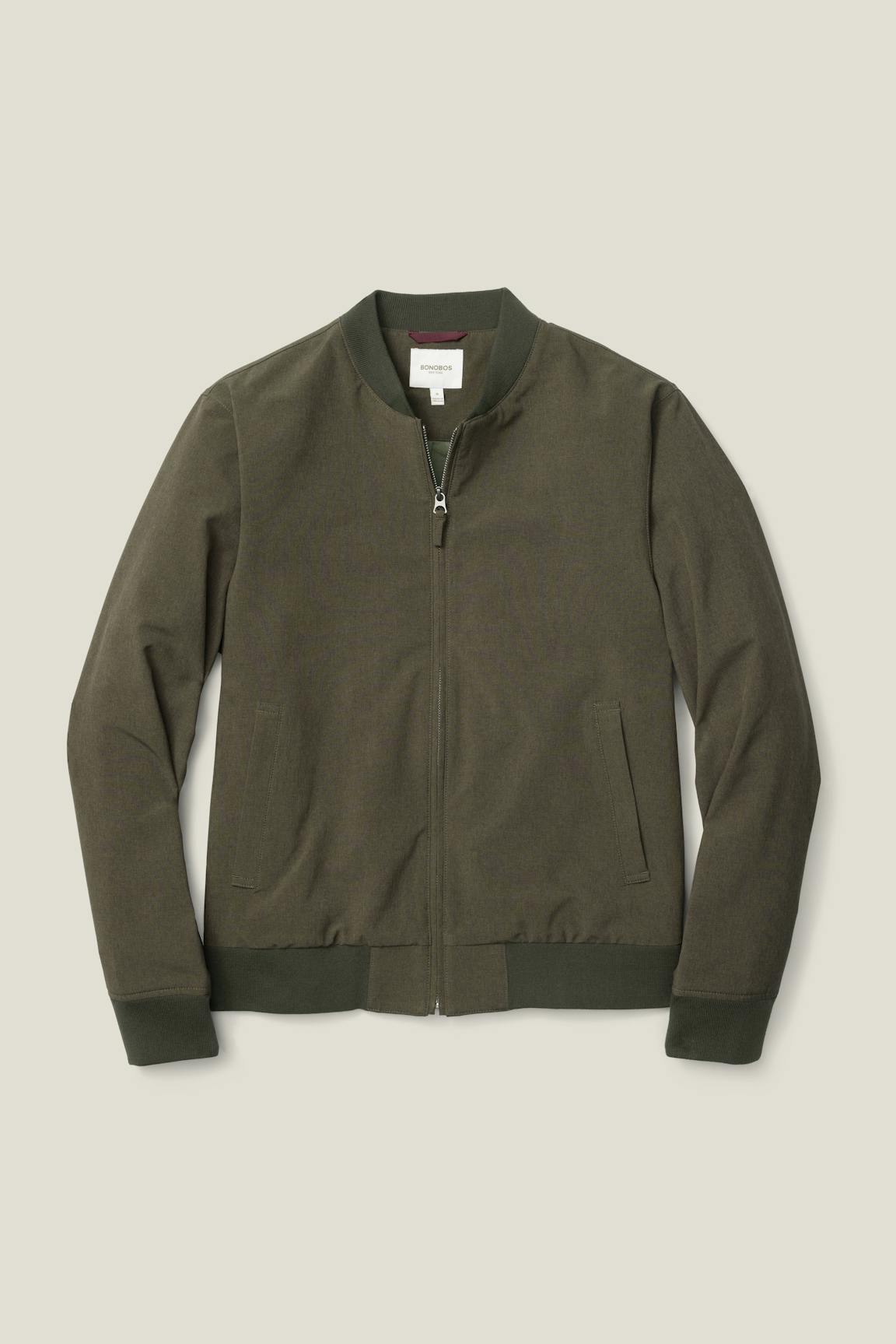 The Boulevard Bomber / Bonobos - olive texture