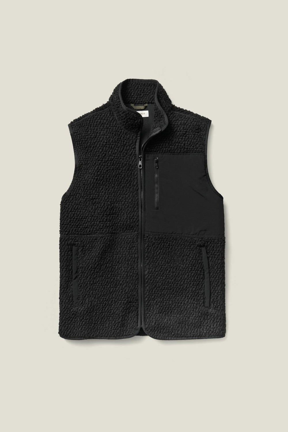 Mogul Fleece Vest / Bonobos - black
