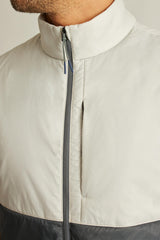 The Lightweight Hybrid Vest / Bonobos - lava smoke dark grey and lunar rock grey