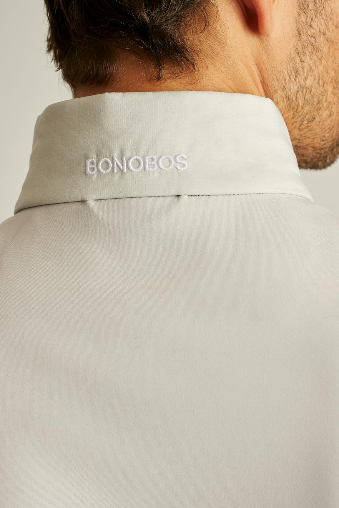 The Lightweight Hybrid Vest / Bonobos - lava smoke dark grey and lunar rock grey