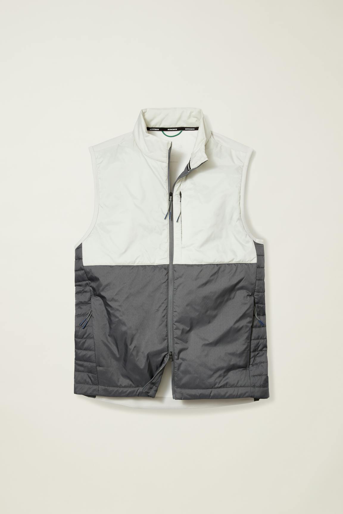 The Lightweight Hybrid Vest / Bonobos - lava smoke dark grey and lunar rock grey