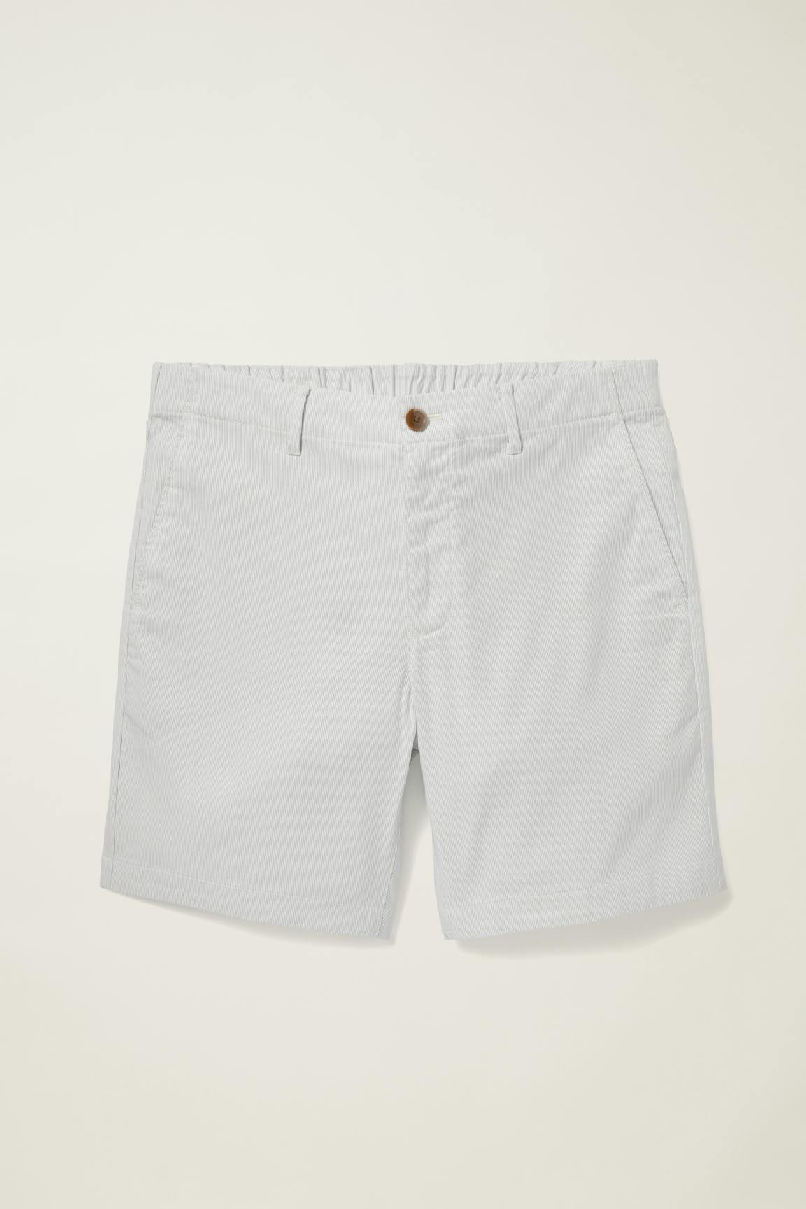 Lightweight Chino Short / Bonobos - oyster grey stripe