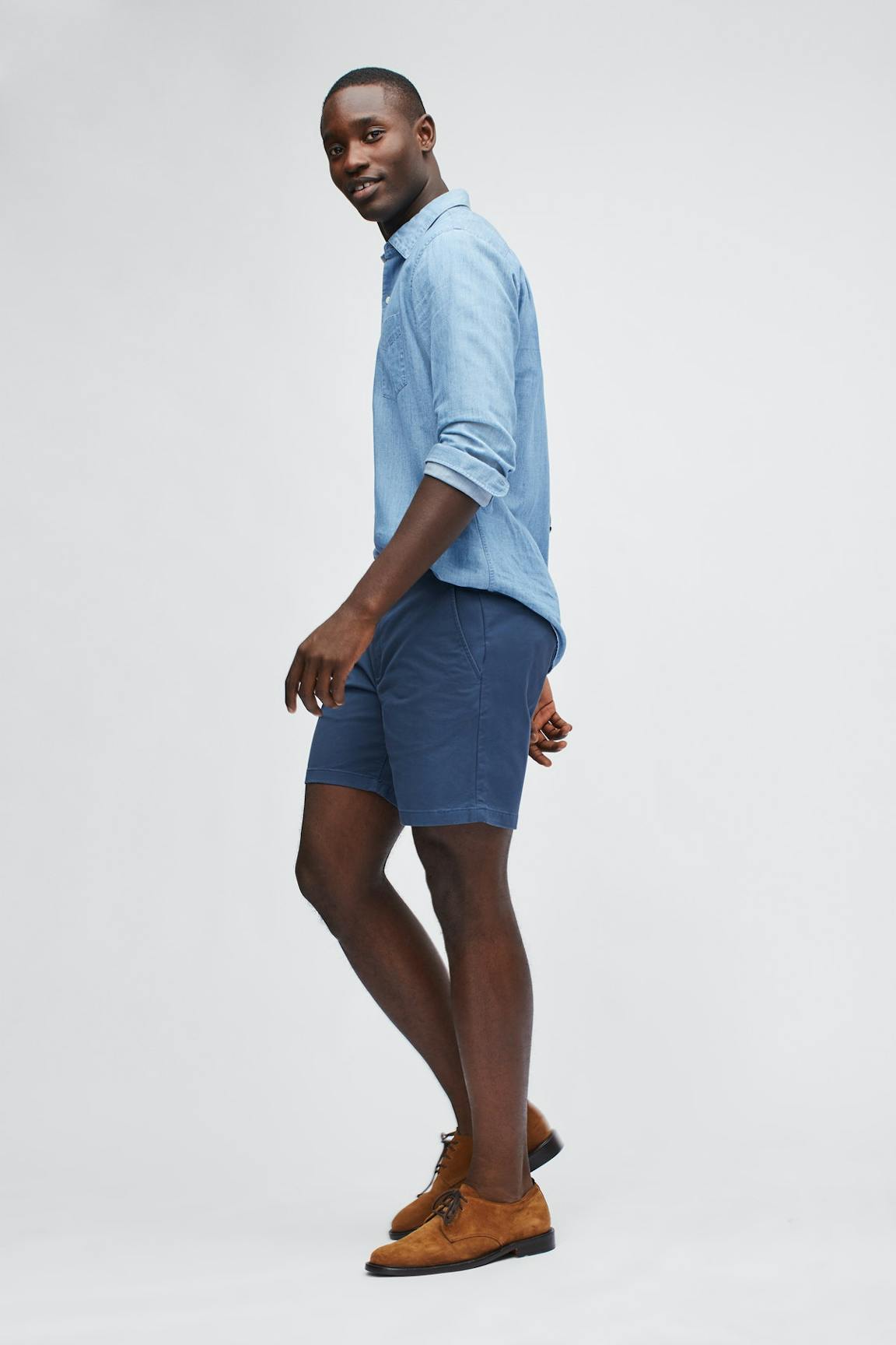 Stretch Washed Chino Shorts / Bonobos - faded navy