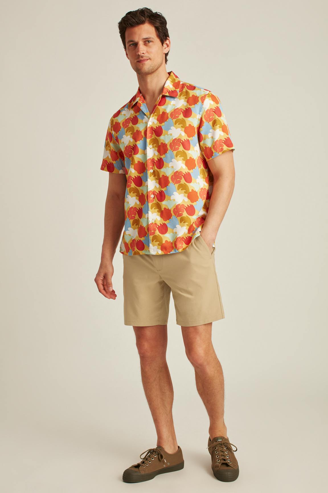 Performance Link Shorts / Bonobos - oak khaki