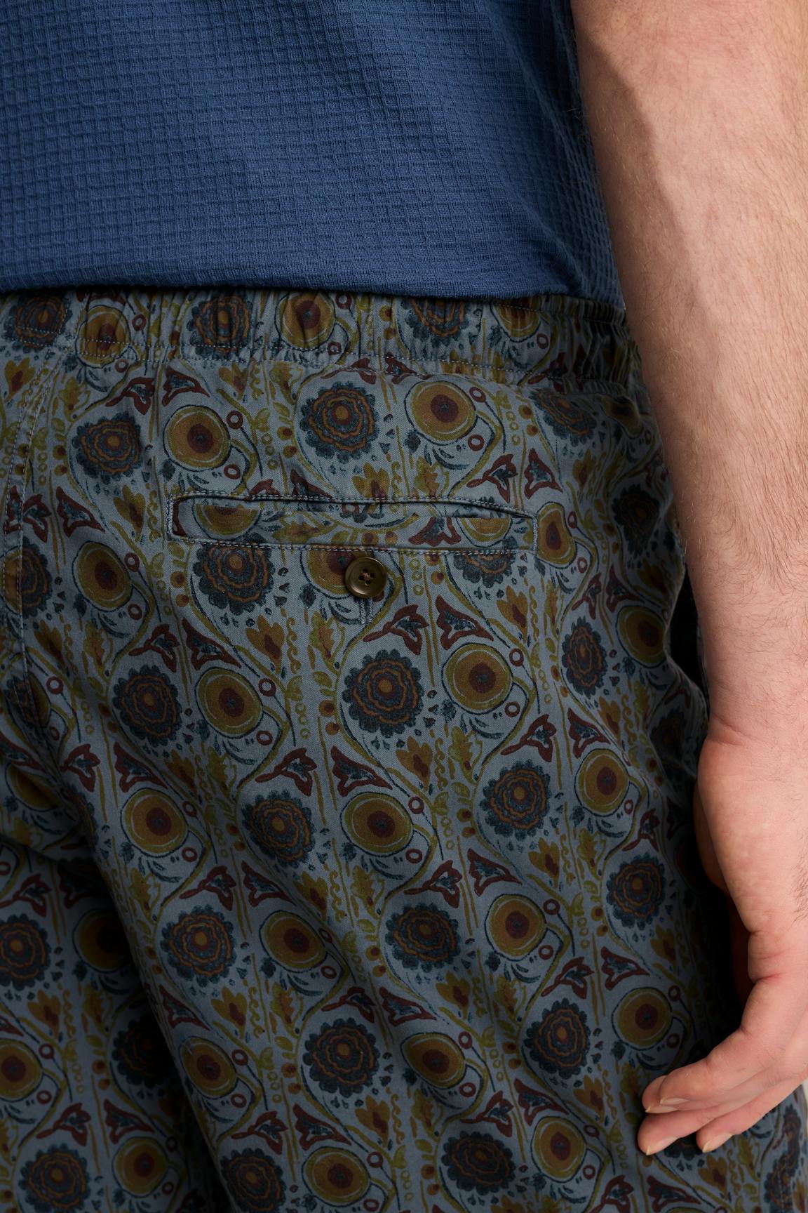 Nomad Short / Bonobos - blue abstract floral