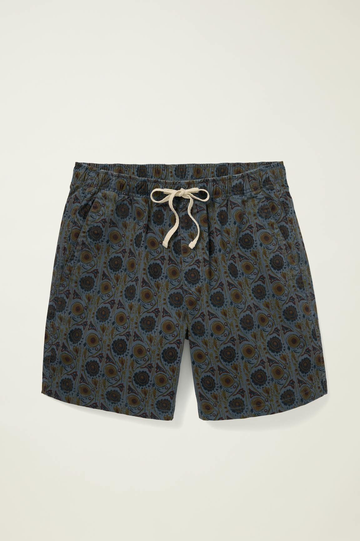 Nomad Short / Bonobos - blue abstract floral