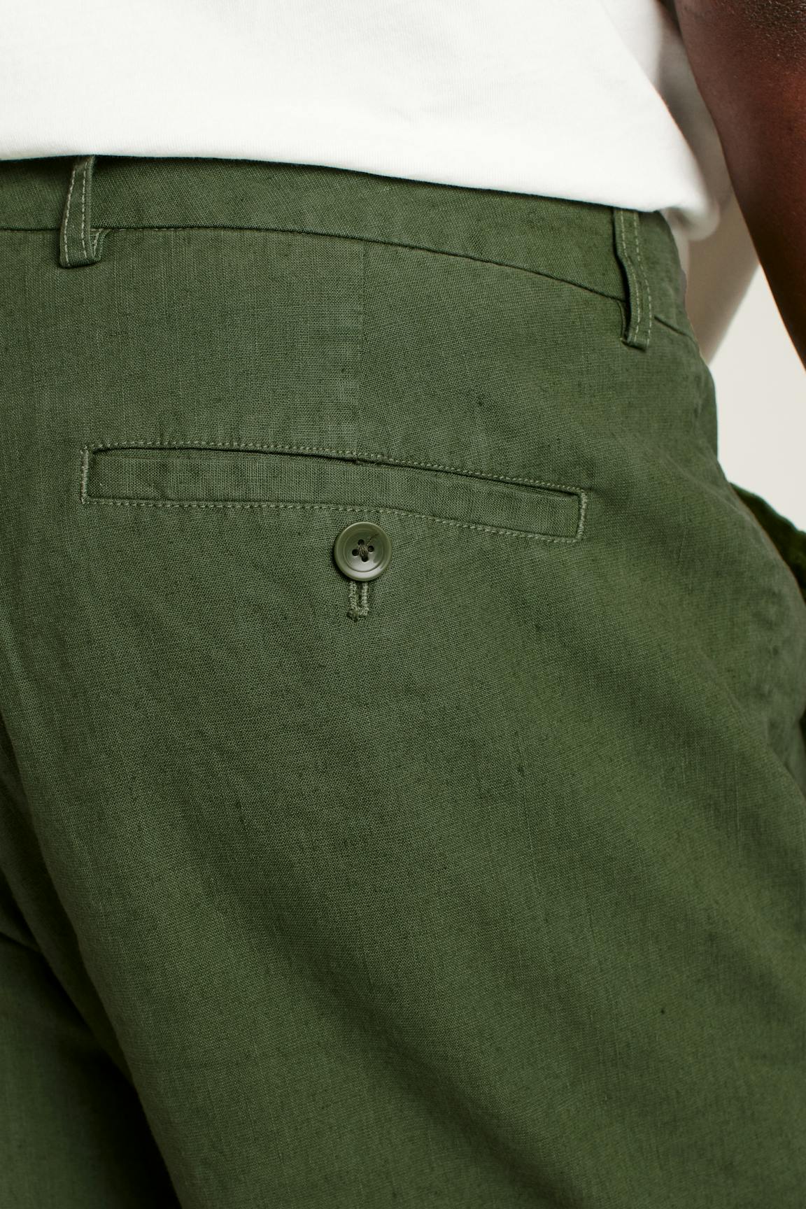 Coastal Linen Short / Bonobos - green juice