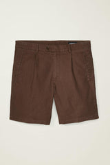 Coastal Linen Short / Bonobos - black coffee