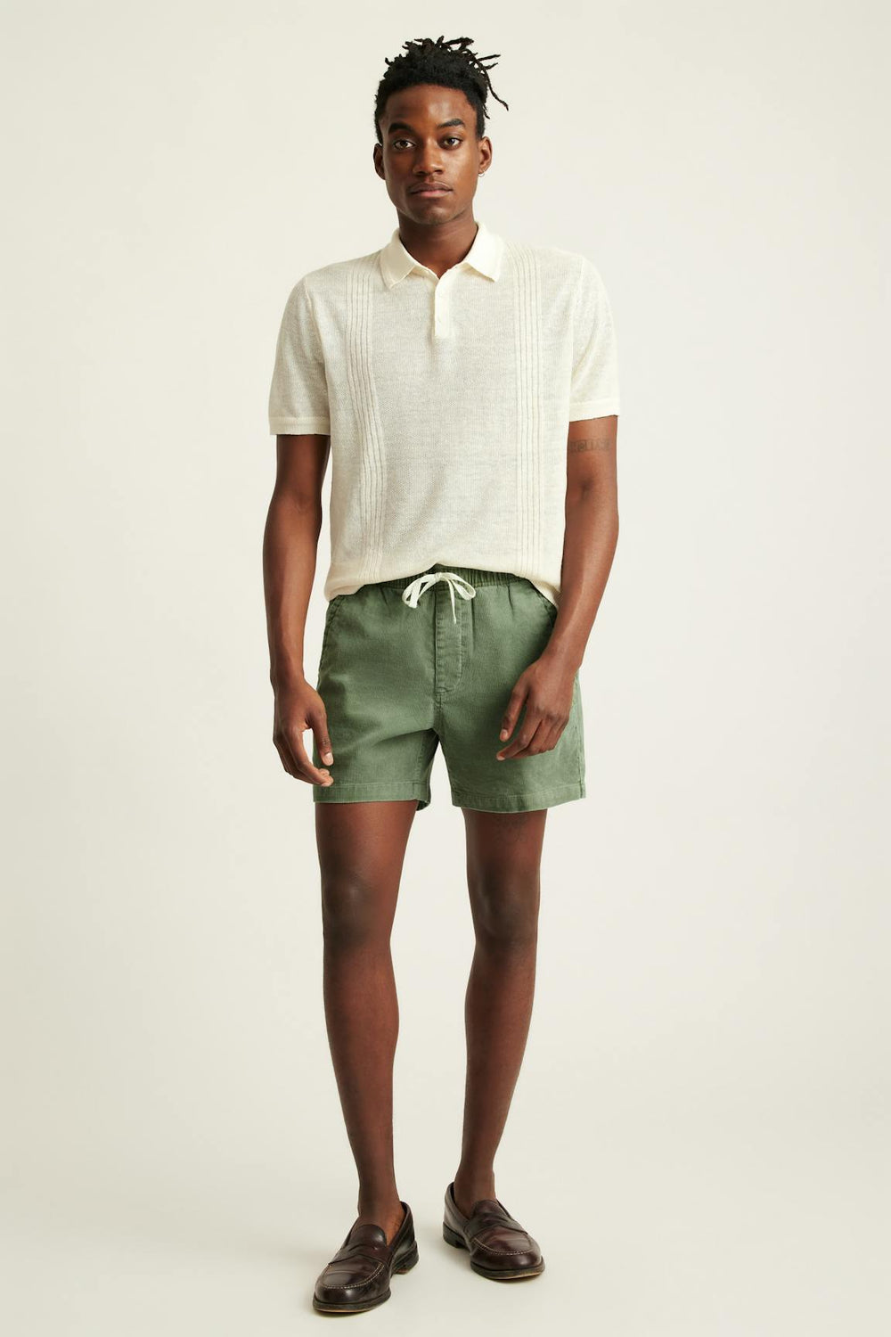Nomad Short / Bonobos - moss green corduroy