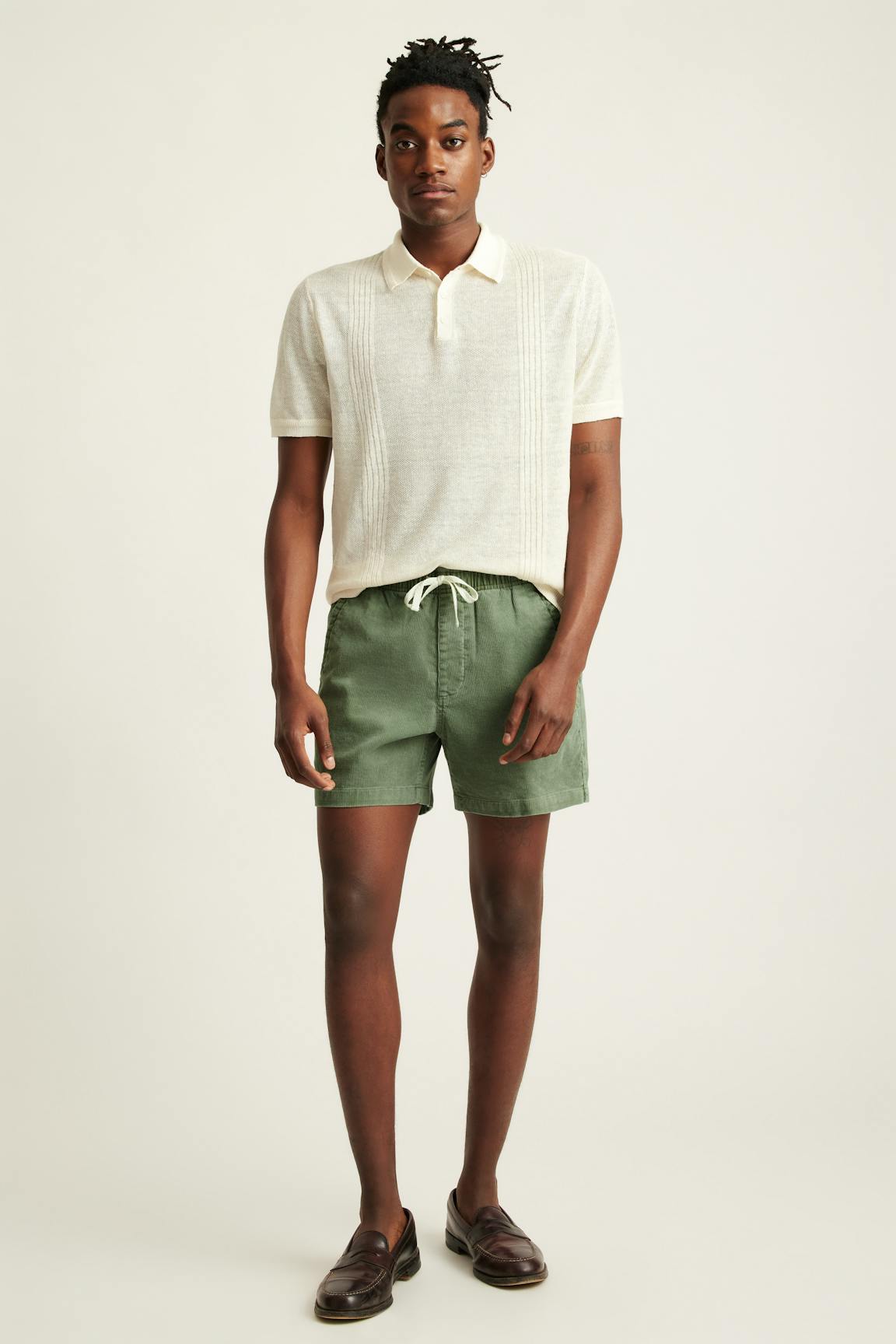 Nomad Short / Bonobos - moss green corduroy