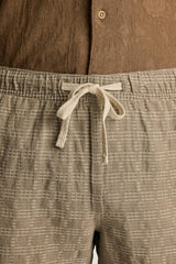 Nomad Short / Bonobos - tan stripe texture