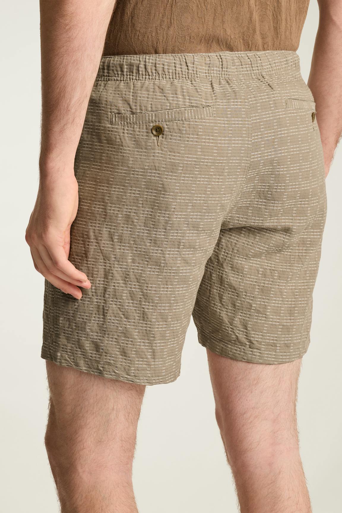Nomad Short / Bonobos - tan stripe texture