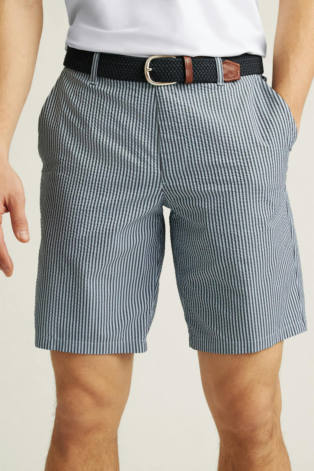 Performance Seersucker Golf Short / Bonobos - bluesy stripe