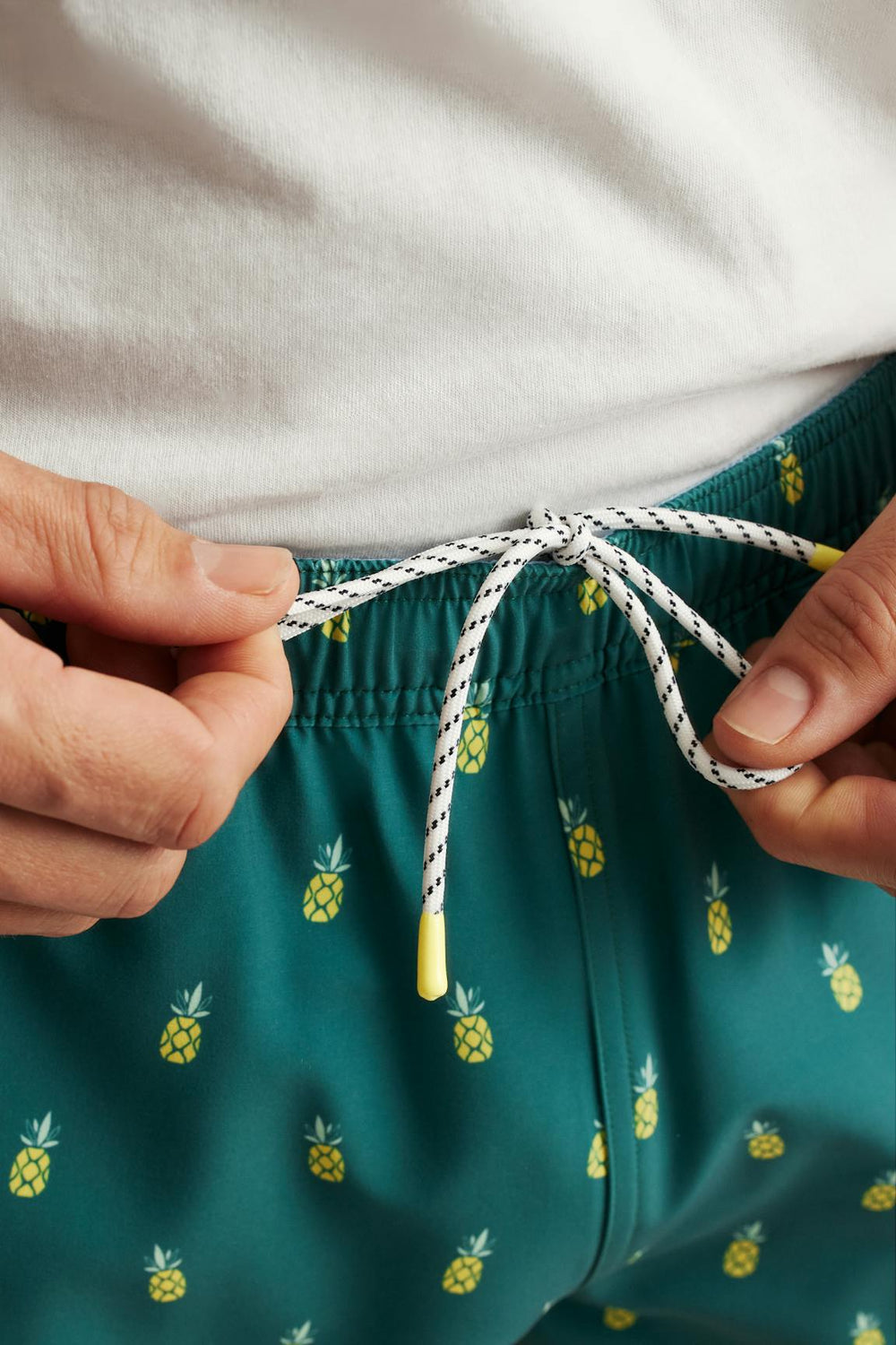 Throwback Swim Trunks / Bonobos - green pineapple party