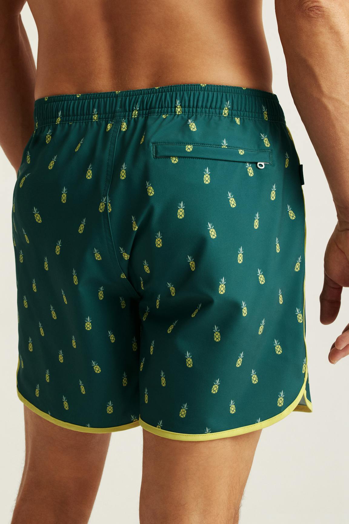 Throwback Swim Trunks / Bonobos - green pineapple party