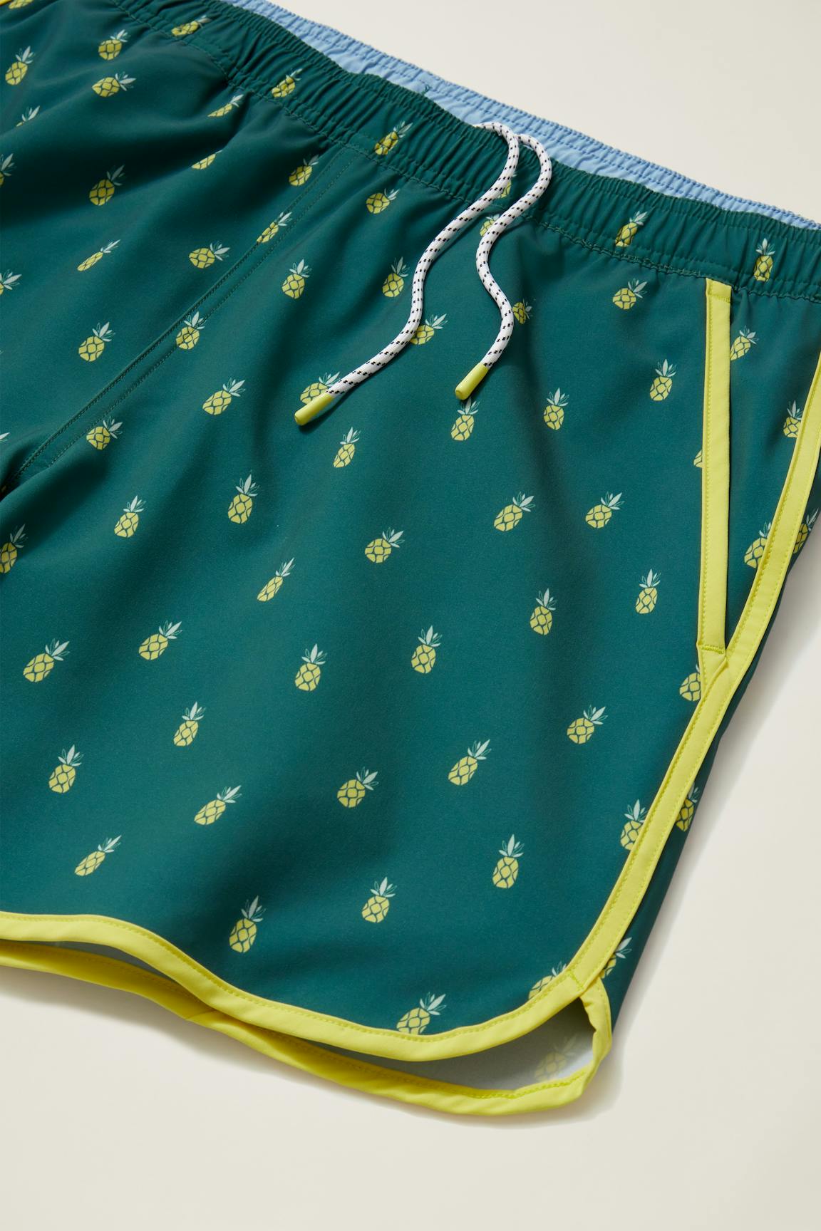 Throwback Swim Trunks / Bonobos - green pineapple party