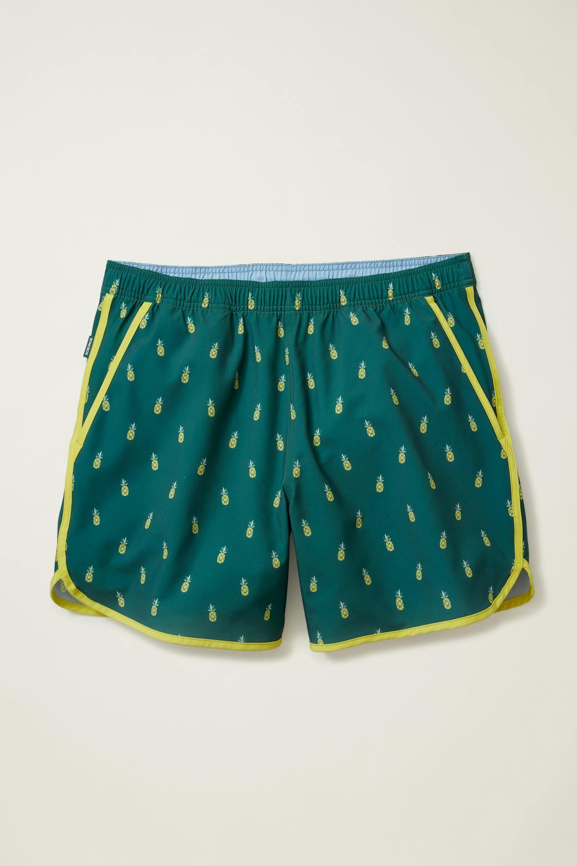 Throwback Swim Trunks / Bonobos - green pineapple party