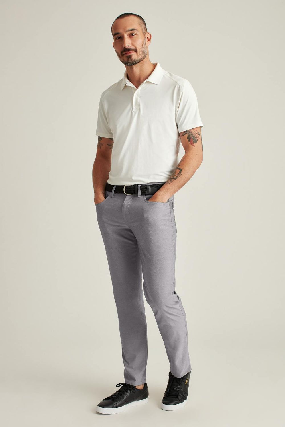 Lightweight 5-Pocket Golf Pant / Bonobos - heather charcoal