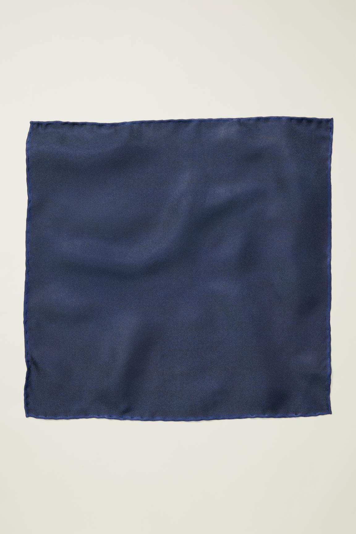 Premium Pocket Square / Bonobos - navy with blue tipping