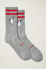 Bonobos Tube Sock / Bonobos - grey holiday penguin