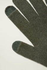 Italian Cashmere Gloves / Bonobos - dark olive green