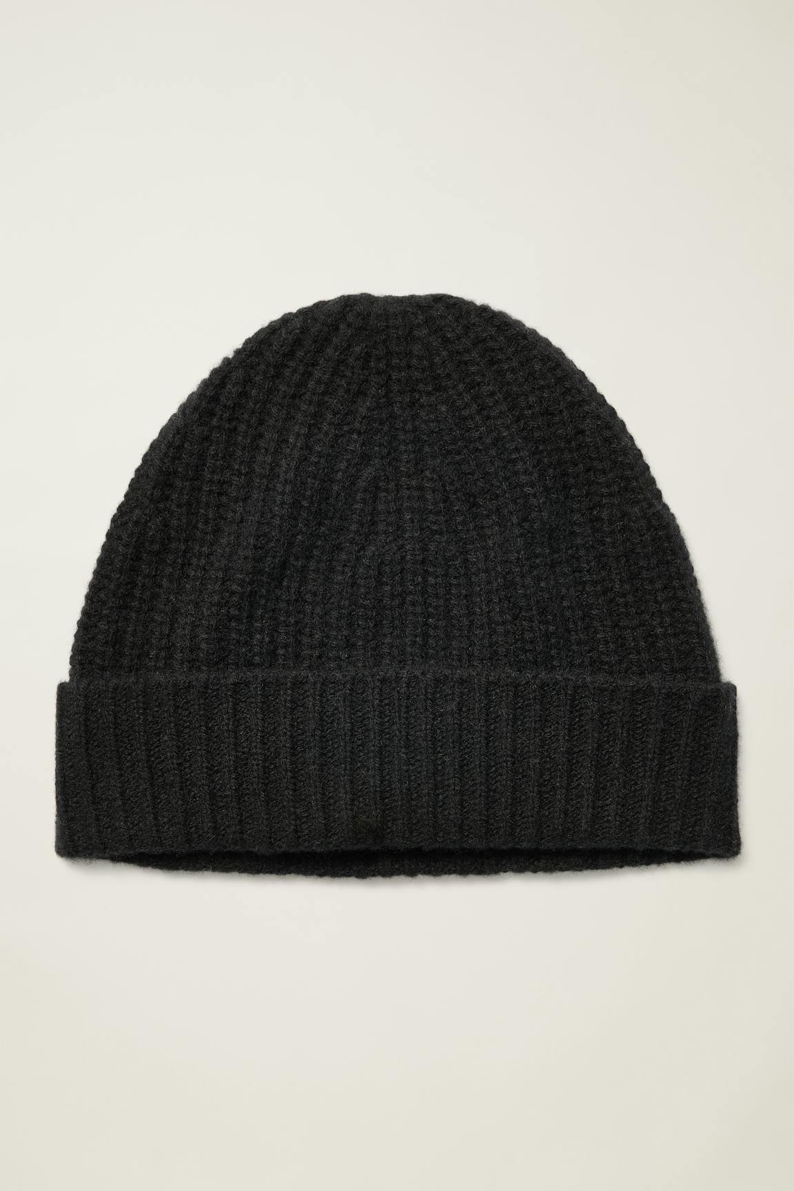 Italian Cashmere Beanie / Bonobos - black