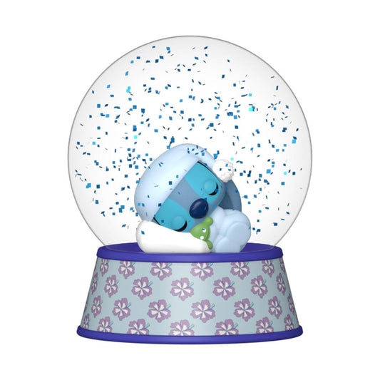 Funko Sleeping Stitch Mini Glitter Globe
