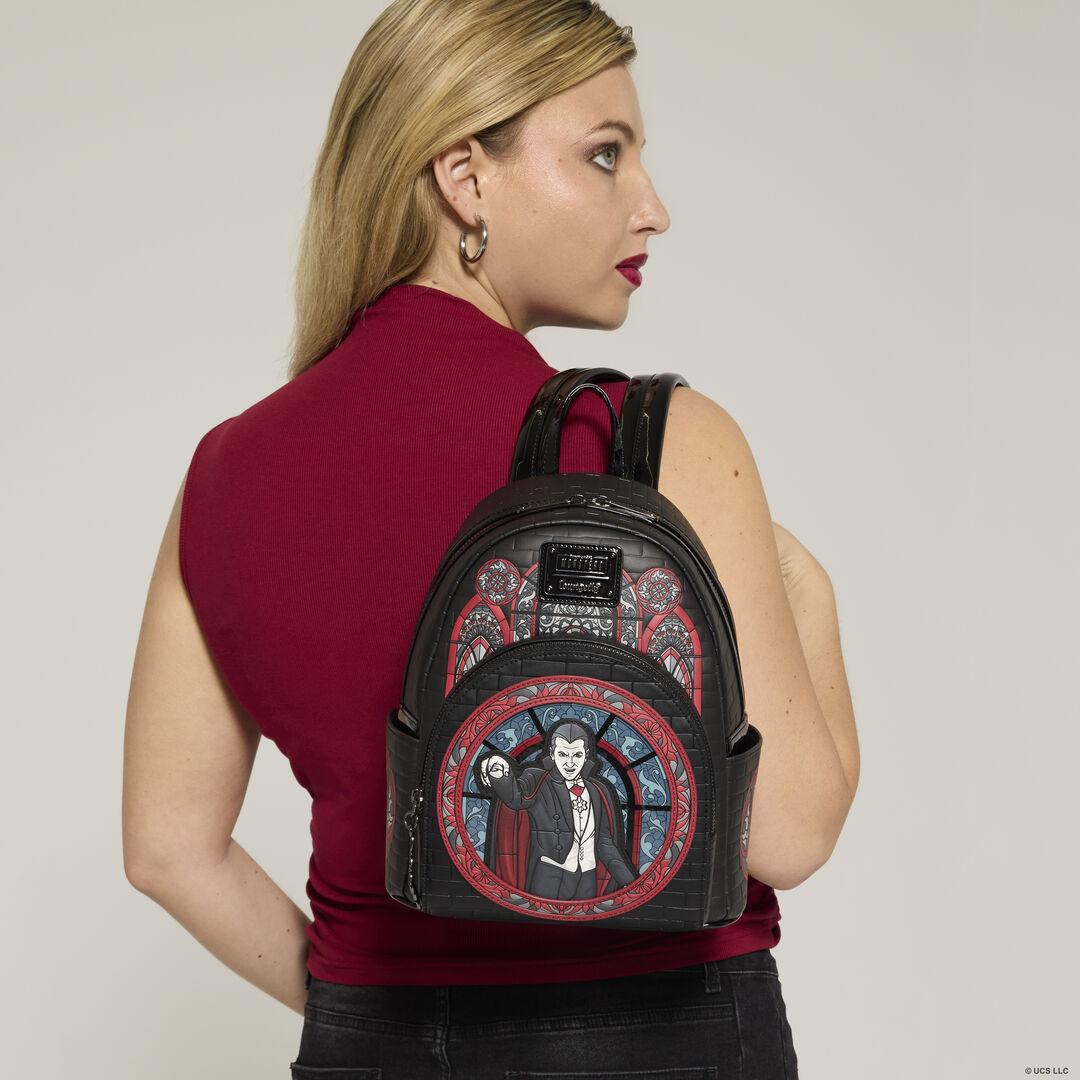 Funko Universal Monsters Dracula Stained Glass Mini Backpack | Loungefly