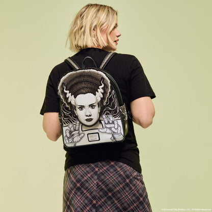 Funko Universal Monsters Exclusive The Bride Of Frankenstein Glow Mini Backpack | Loungefly