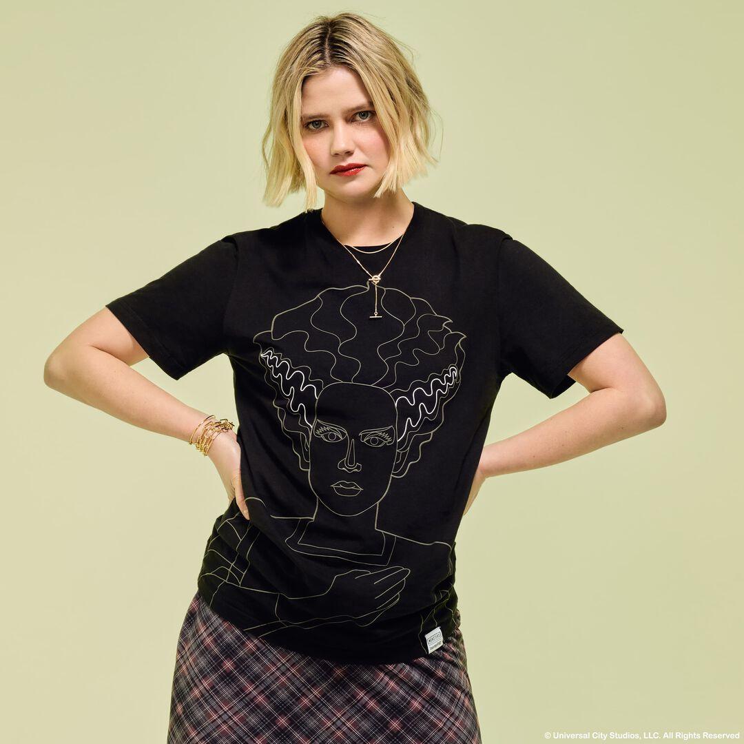 Funko Universal Monsters The Bride Of Frankenstein Unisex Tee | Loungefly