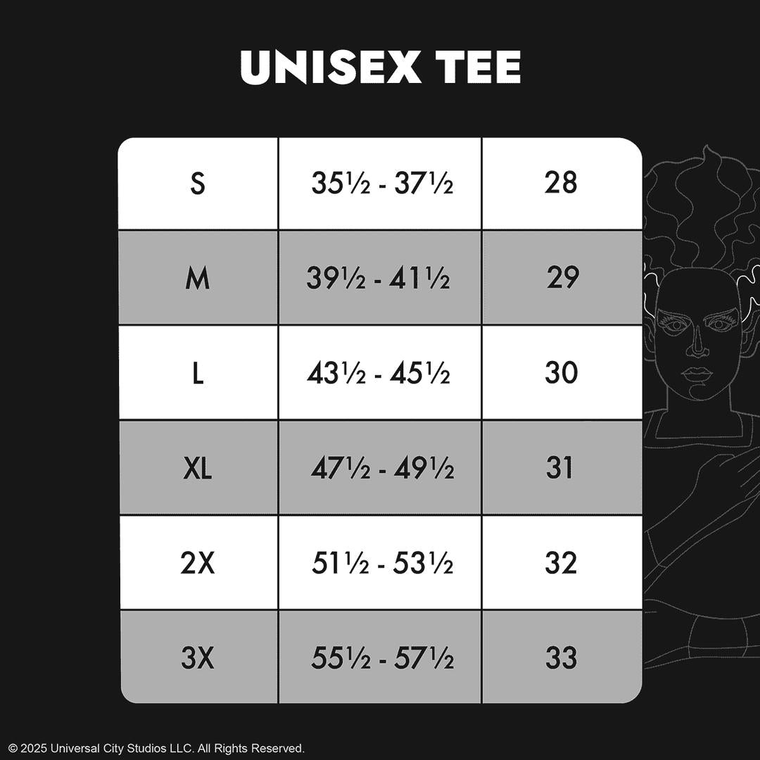 Funko Universal Monsters The Bride Of Frankenstein Unisex Tee | Loungefly