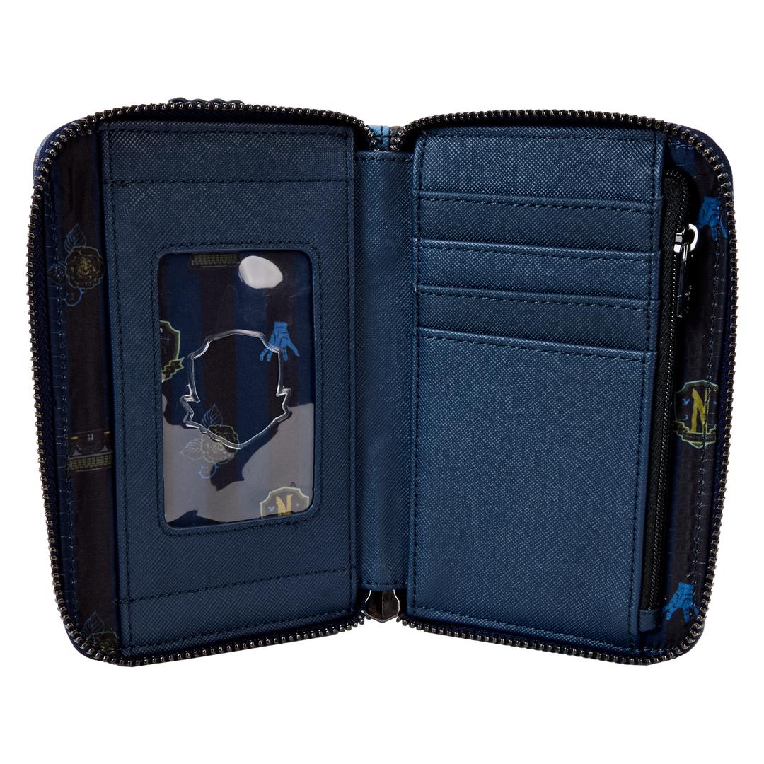Funko Wednesday Nevermore Academy Castle Zip Around Wallet | Loungefly