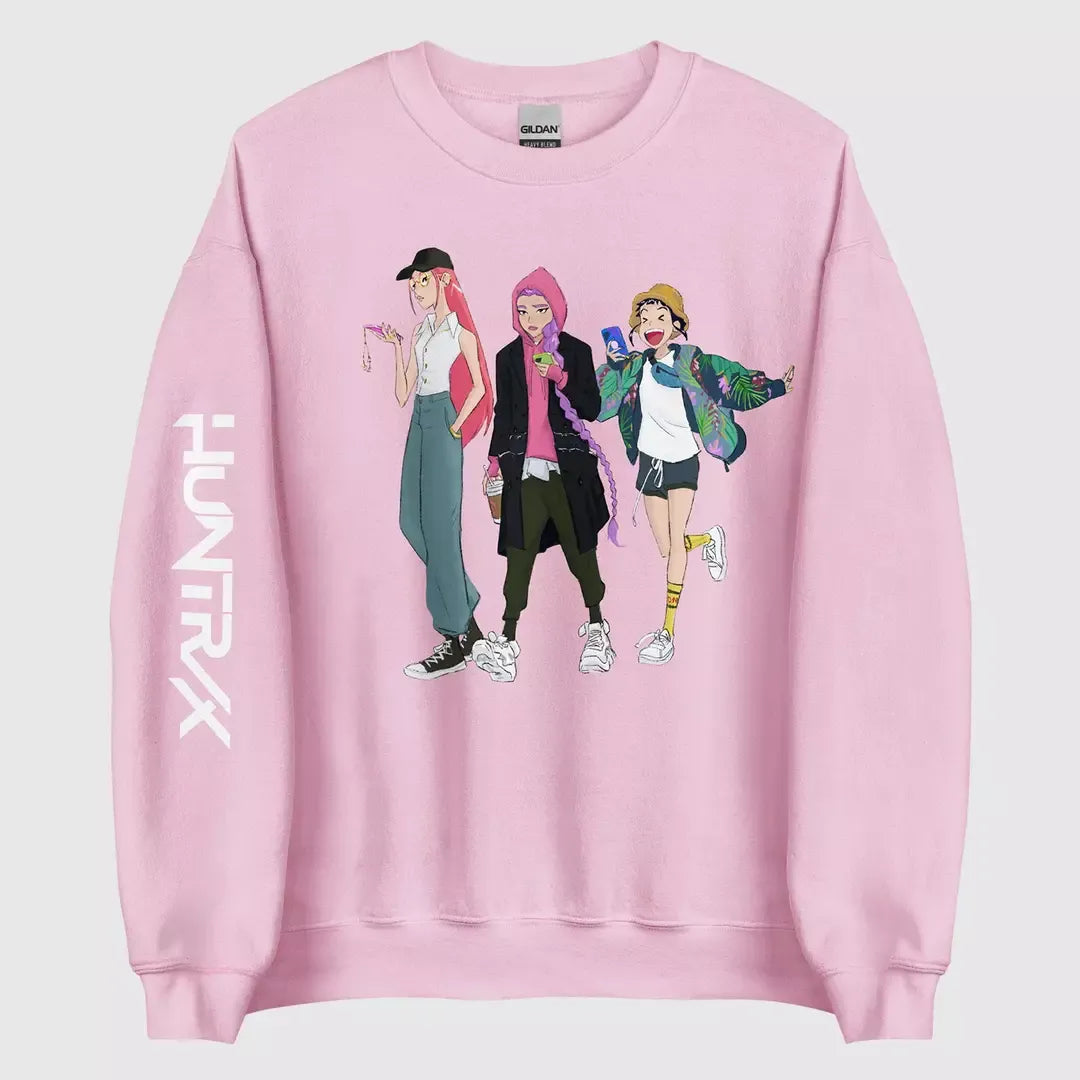 Funko KPop Demon Hunters HUNTR/X Pink Sweatshirt  Merch Lab
