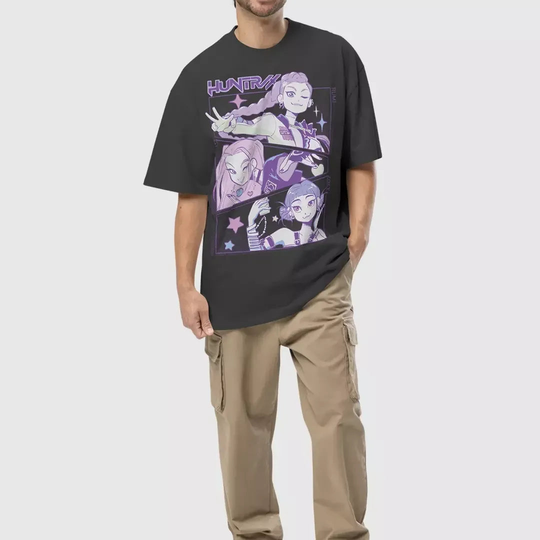 Funko KPop Demon Hunters HUNTR/X Faded Tee Merch Lab