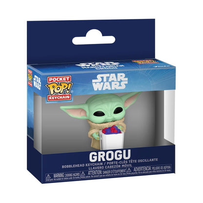 Funko Pop! Keychain Grogu with Popcorn
